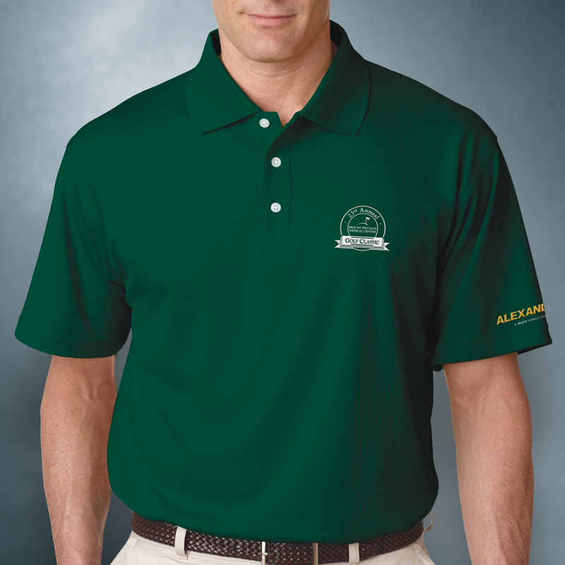 Sample Embroidery on Golf Polo