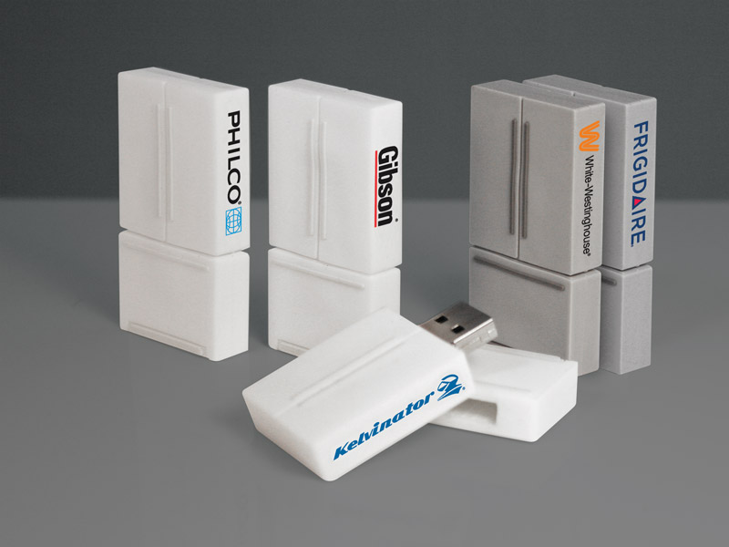 Sample Promotional Imprinted Custom Shaped Flash Drives